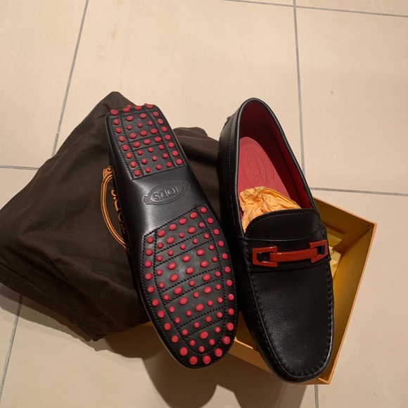 NEW TOD’S MEN MOCCASINS MADE IN ITALY. LEATHER.